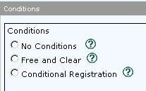 Conditions