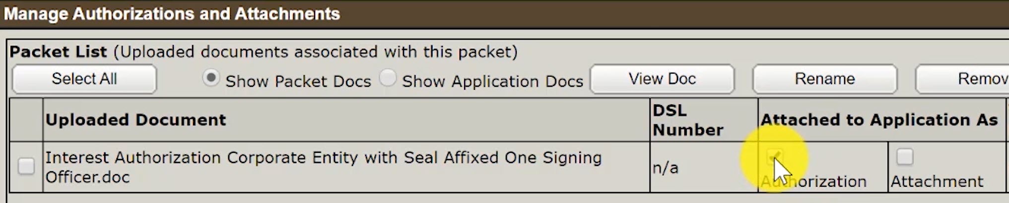 Authorization