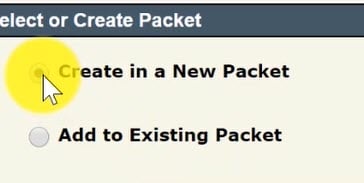 Step 4 - create Packet